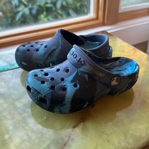 Blue crocs great used condition